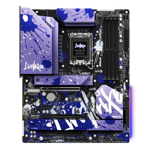 ASRock Z790 LiveMixer ATX Motherboard - LGA1700, DDR5, PCIe 5.0, 5x M.2 ASRock Z790 LiveMixer ATX Motherboard - LGA1700, DDR5, PCIe 5.0, 5x M.2